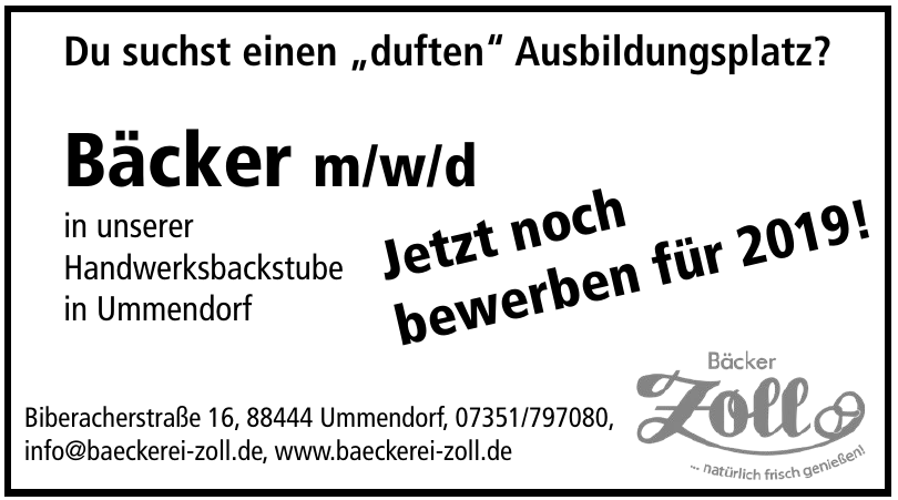 Bäcker Zoll Bäcker Zoll