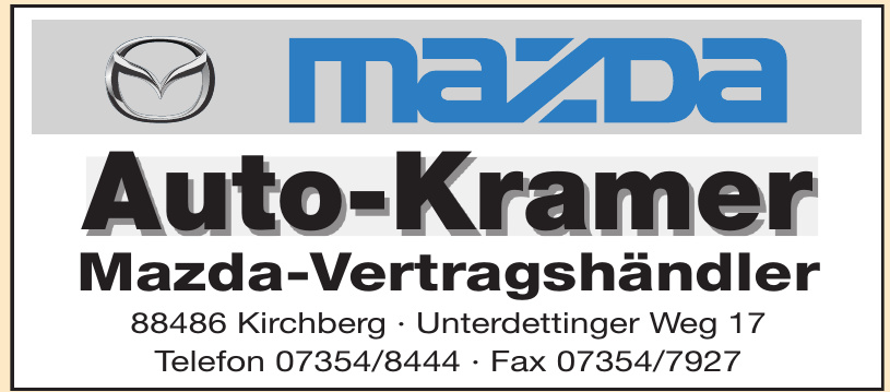 Auto-Kramer Mazda-Vertragshändler Auto-Kramer Mazda-Vertragshändler