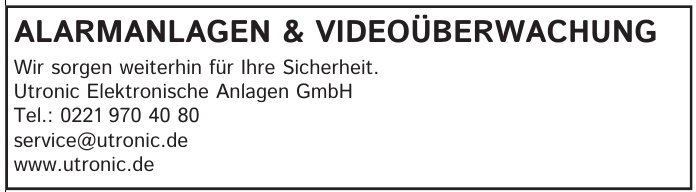 Utronic Elektronische Anlagen GmbH Utronic Elektronische Anlagen GmbH
