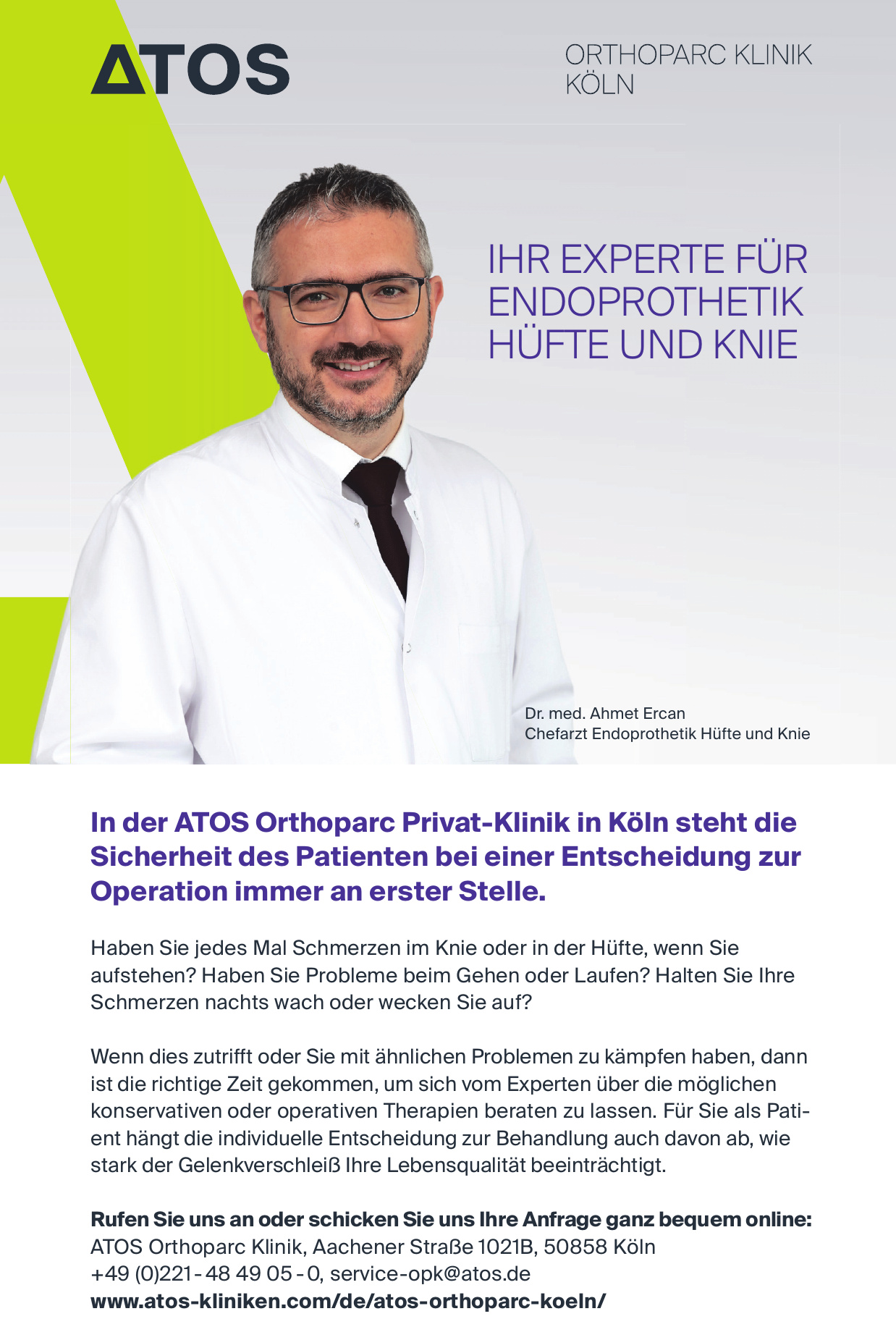 ATOS Orthoparc Klinik ATOS Orthoparc Klinik