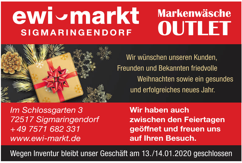 ewi markt Markenwäsche Outlet ewi markt Markenwäsche Outlet