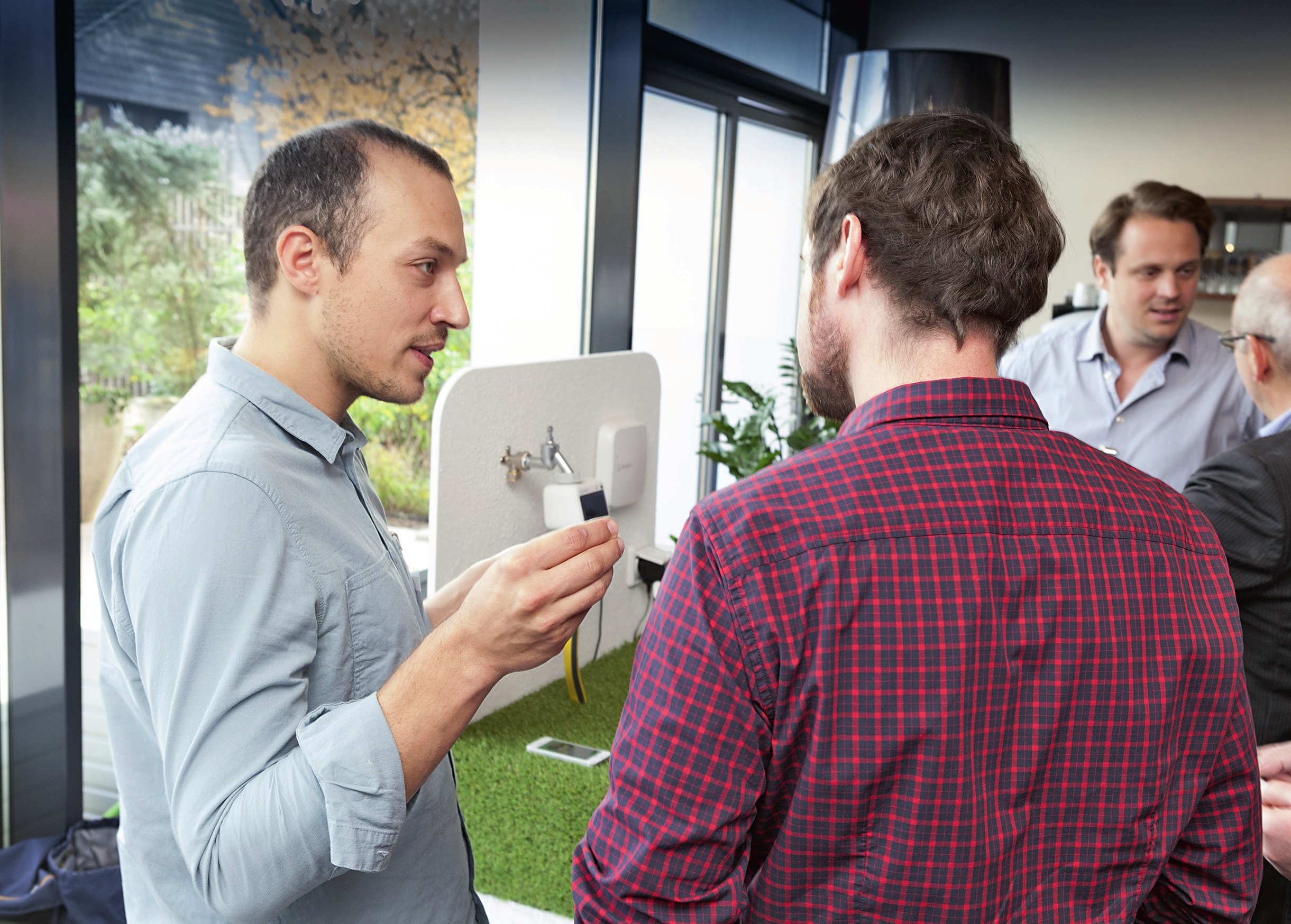 Dem Start Up Cloudrain geht es um die intelligente Gartenbewässerung. Dem Start Up Cloudrain geht es um die intelligente Gartenbewässerung.