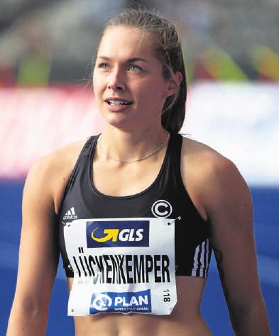 Gina Lückenkemper gehört zu den schnellsten Frauen der Welt im Sprint über 100 Meter. FOTO: SVEN HOPPE / PA Gina Lückenkemper gehört zu den schnellsten Frauen der Welt im Sprint über 100 Meter. FOTO: SVEN HOPPE / PA