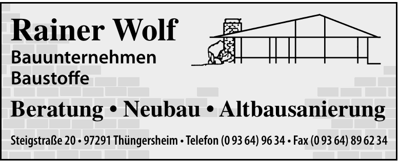 Rainer Wolf Rainer Wolf