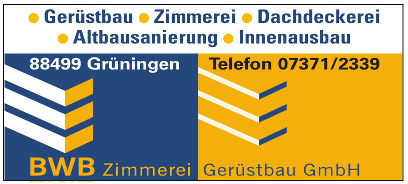 BWB Zimmerei Gerüstbau GmbH BWB Zimmerei Gerüstbau GmbH