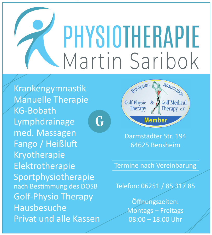 Physiotherapie Martin Saribok