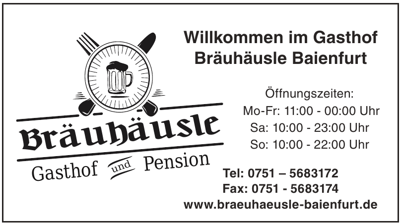 Gasthof Bräuhäusle Baienfurt Gasthof Bräuhäusle Baienfurt