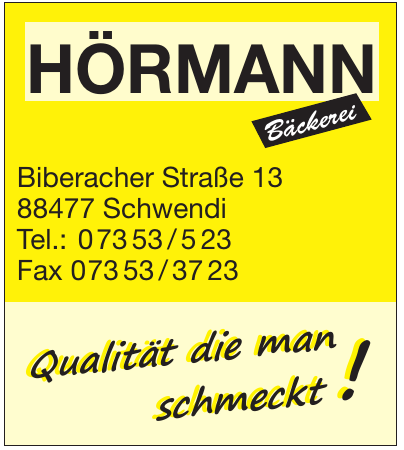 Hörmann Bäckerei Hörmann Bäckerei
