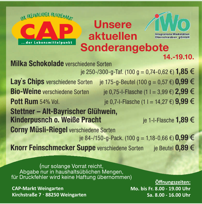 CAP-Markt Weingarten CAP-Markt Weingarten