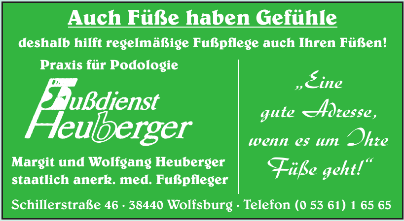 Fußdienst Heuberger Fußdienst Heuberger