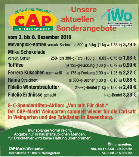 CAP-Markt Weingarten CAP-Markt Weingarten