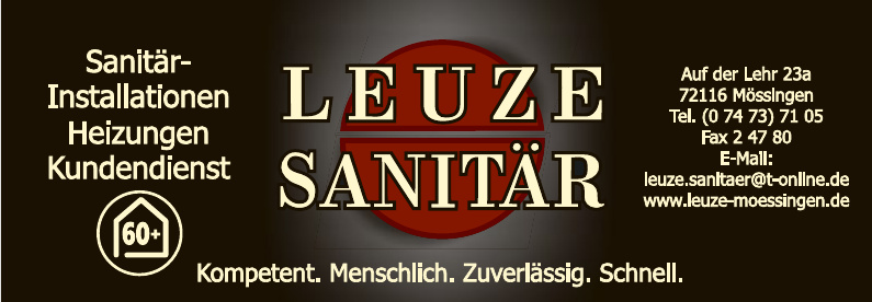 Leuze Sanitär Leuze Sanitär