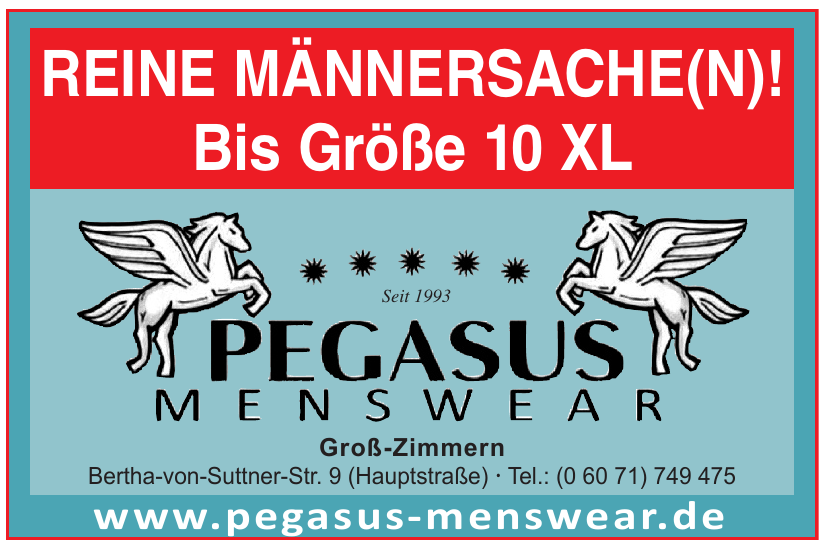 Pegasus Menswear Pegasus Menswear