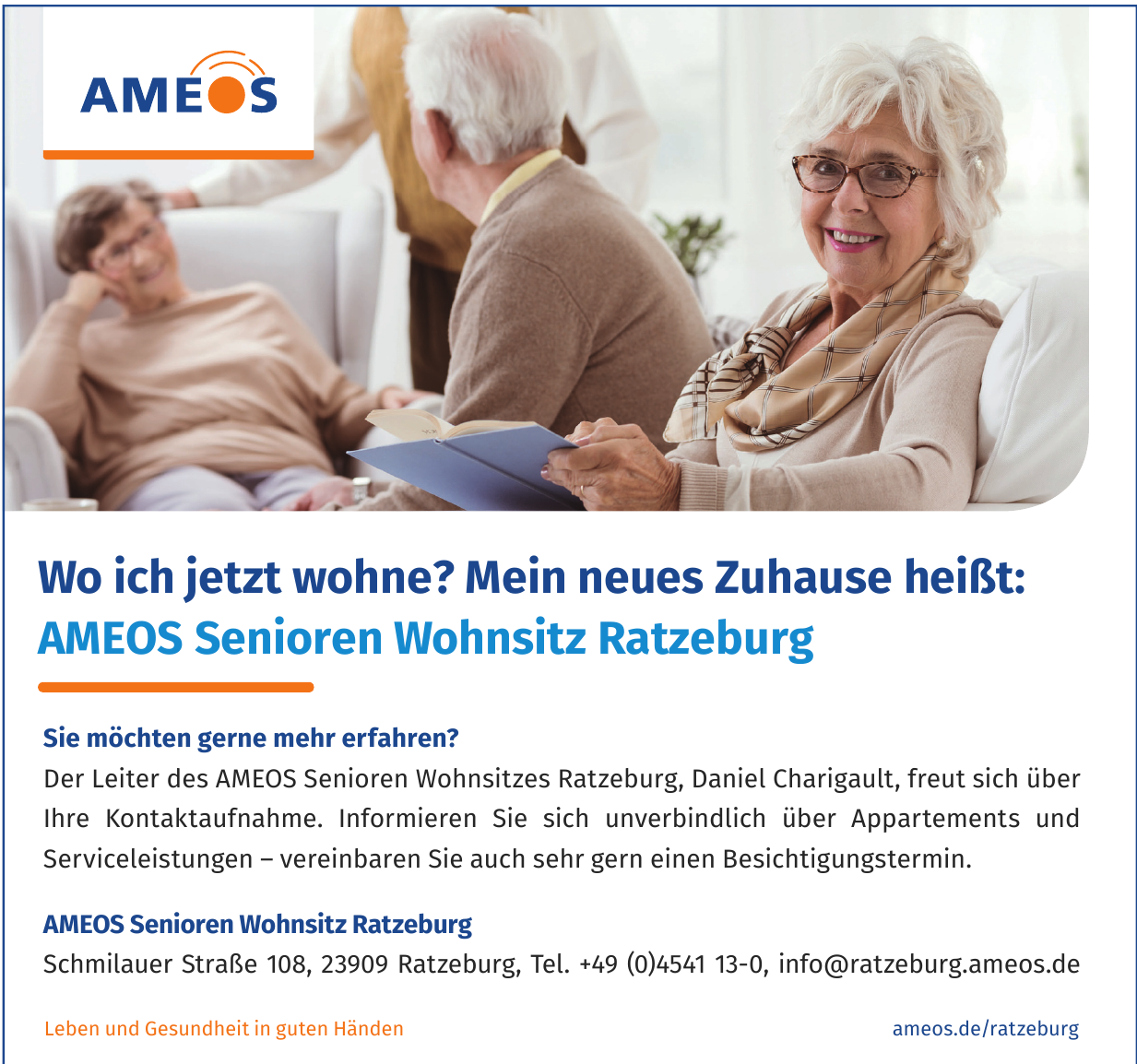 AMEOS Senioren Wohnsitz Ratzeburg AMEOS Senioren Wohnsitz Ratzeburg
