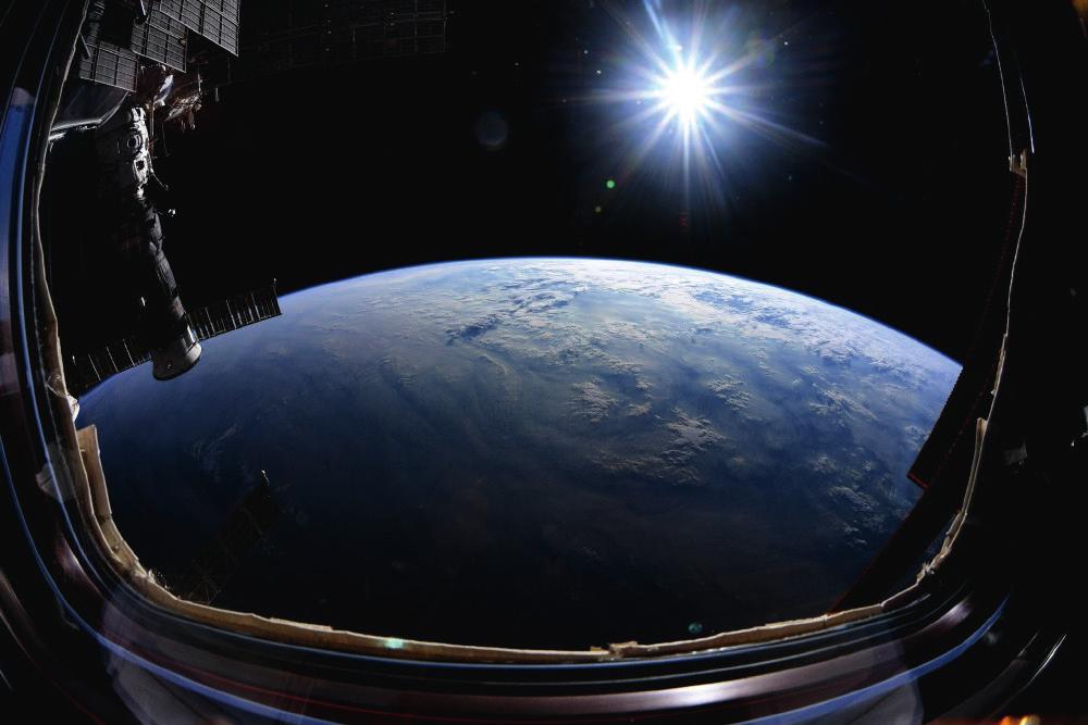 Die Entstehung der Erde ist Thema einer neuen Show im Planetarium. © NASA/Nick Hague Die Entstehung der Erde ist Thema einer neuen Show im Planetarium. © NASA/Nick Hague