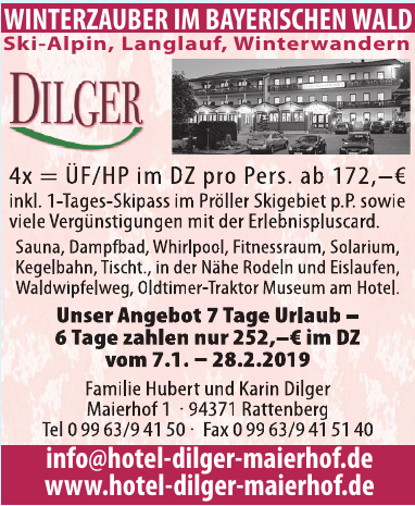 Familie Hubert und Karin Dilger Familie Hubert und Karin Dilger