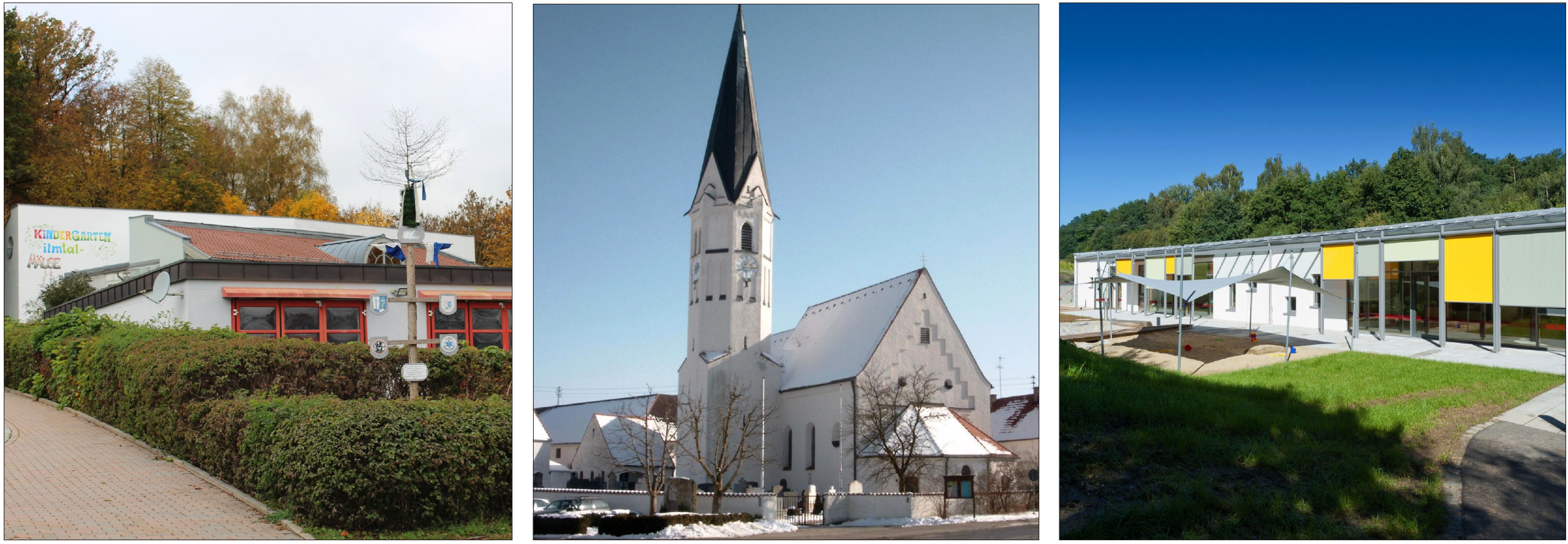 Vereine und Kirche spielen im Ort eine tragende Rolle. Besonders für Jugendliche gibt es vielfältige Angebote, sich zu engagieren. Für Familien gibt es im Ort Krippe und Kindergarten. Kinderhaus und Grundschule befinden sich in Ilmmünster. Die beiden Gemeinden bilden eine Verwaltungsgemeinschaft. Fotos: Gemeinde Hettenshausen, Simone Diaw Vereine und Kirche spielen im Ort eine tragende Rolle. Besonders für Jugendliche gibt es vielfältige Angebote, sich zu engagieren. Für Familien gibt es im Ort Krippe und Kindergarten. Kinderhaus und Grundschule befinden sich in Ilmmünster. Die beiden Gemeinden bilden eine Verwaltungsgemeinschaft. Fotos: Gemeinde Hettenshausen, Simone Diaw