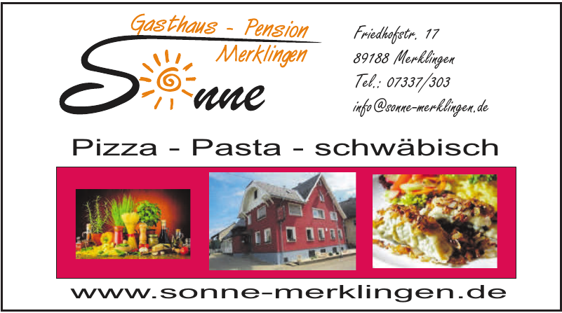 Sonne Merklingen Sonne Merklingen