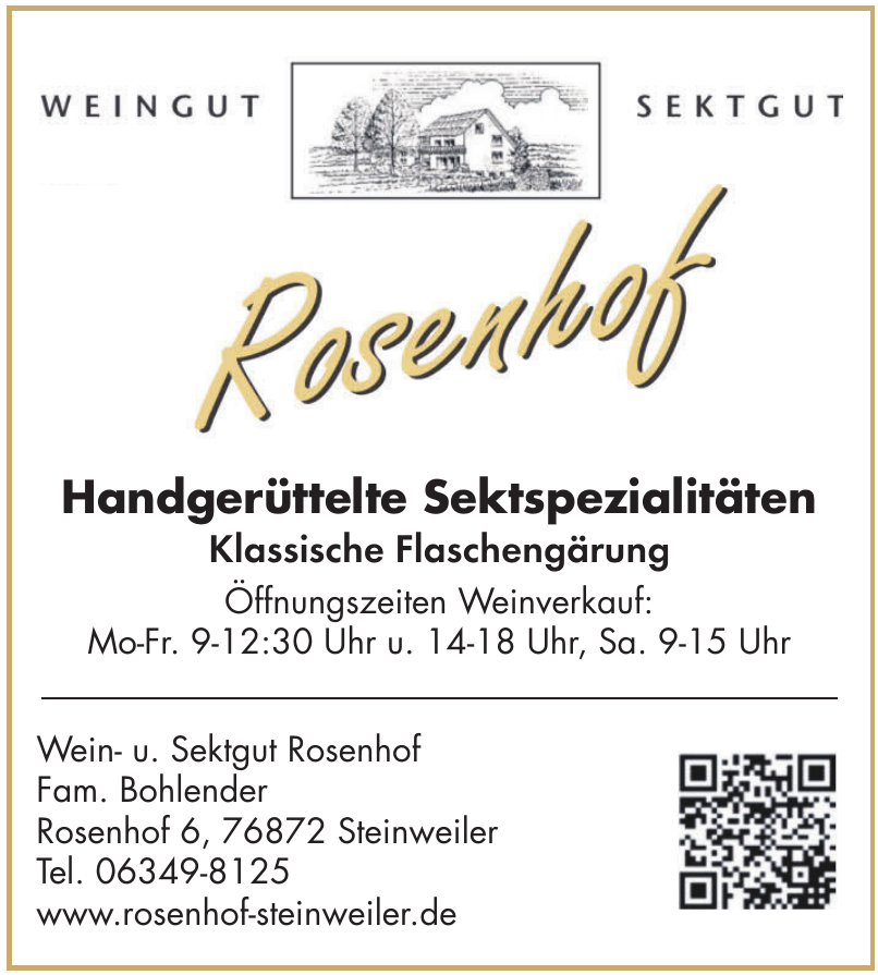 Wein- u. Sektgut Rosenhof Wein- u. Sektgut Rosenhof