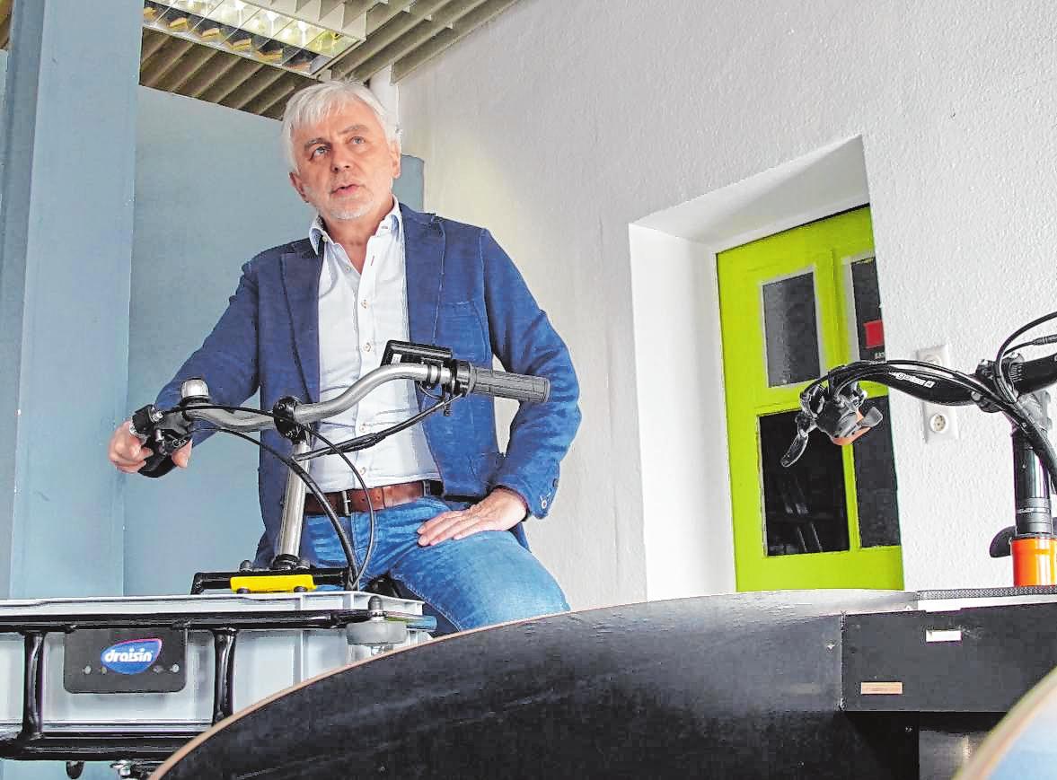 Wolfgang Bund ist Geschäftsführer der Firma „Next Level E-Motion“. Bilder: Thomas Neu (l.), Thomas Zelinger Wolfgang Bund ist Geschäftsführer der Firma „Next Level E-Motion“. Bilder: Thomas Neu (l.), Thomas Zelinger