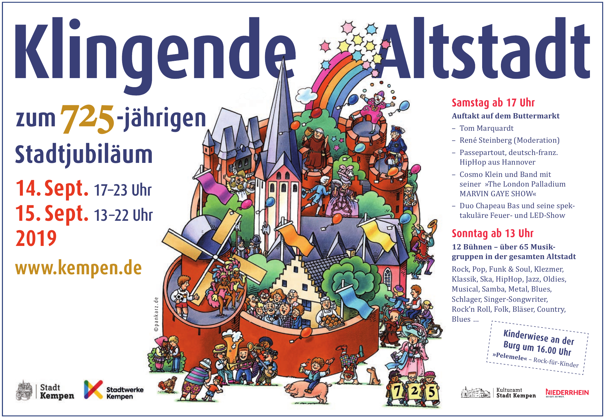 Klingende Altstadt zum 725-jährigen Stadtjubiläum Klingende Altstadt zum 725-jährigen Stadtjubiläum