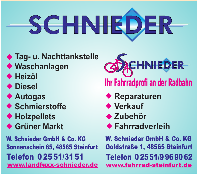 W. Schnieder GmbH & Co. KG W. Schnieder GmbH & Co. KG