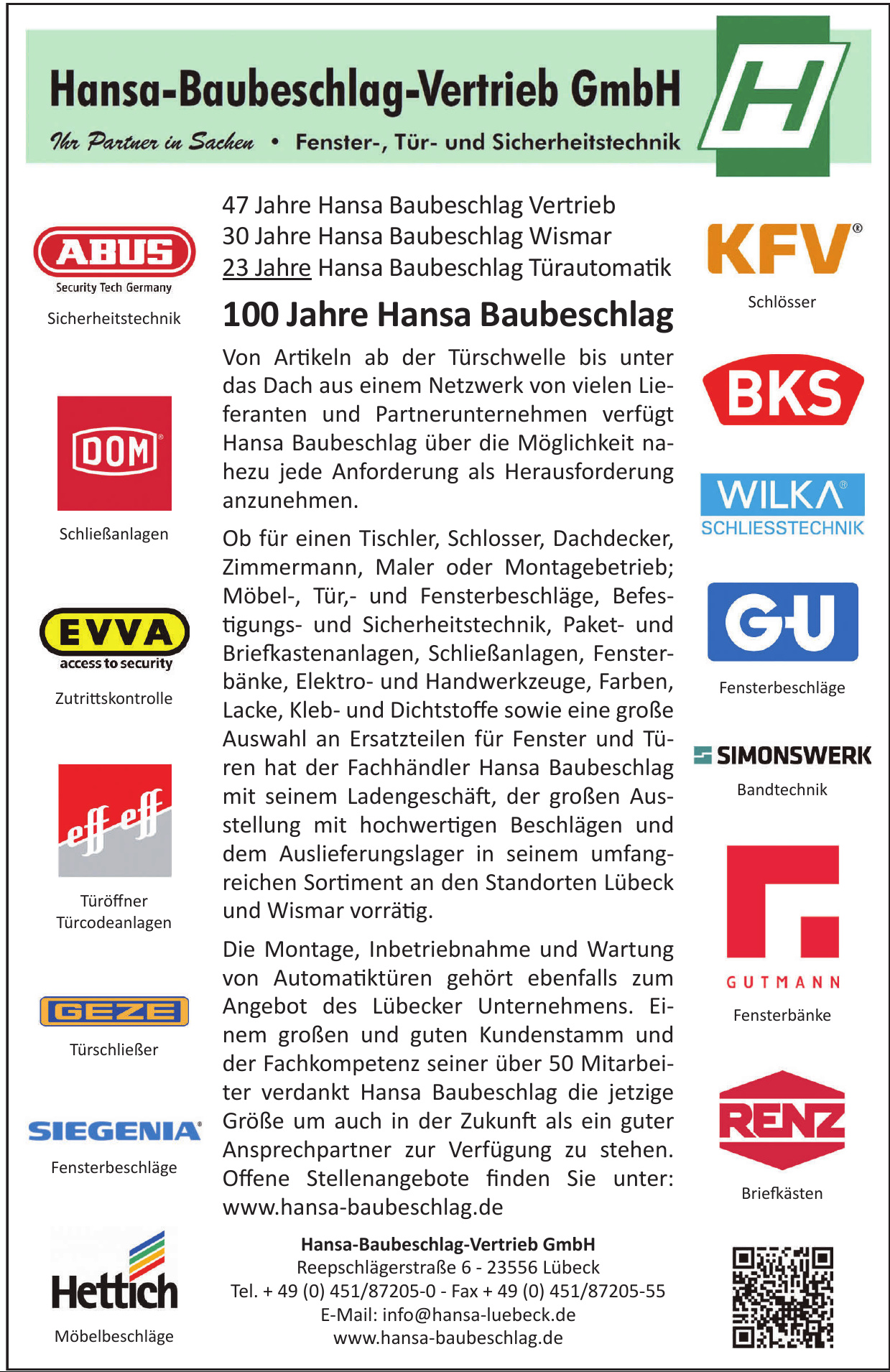 Hansa-Baubeschlag Wismar GmbH Hansa-Baubeschlag Wismar GmbH