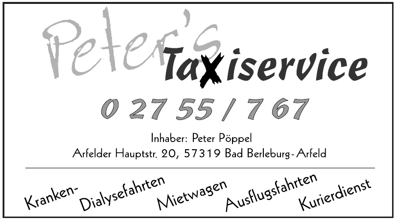 Peter´s Taxiservice Peter´s Taxiservice
