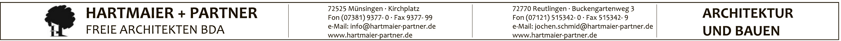 Hartmaier + Partner Freie Architekten BDA Hartmaier + Partner Freie Architekten BDA