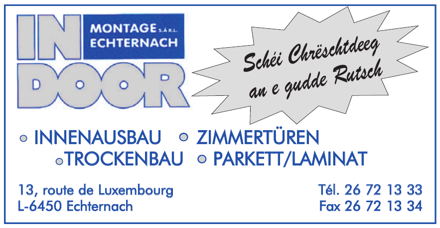 Indoor Montage Sàrl