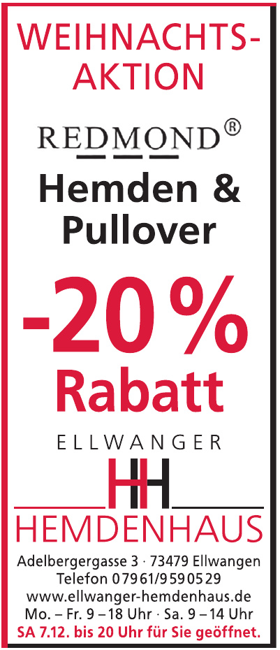 Ellwanger Hemdenhaus Ellwanger Hemdenhaus