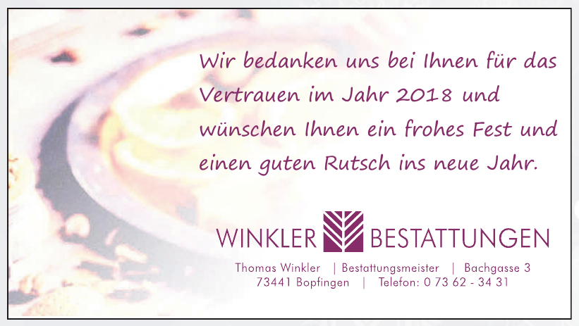 Winkler Bestattungen Winkler Bestattungen