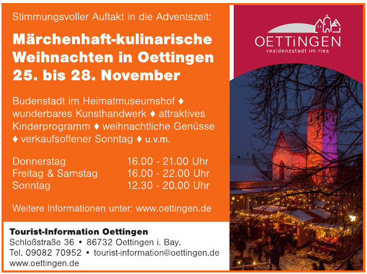 Tourist-Information Oettingen