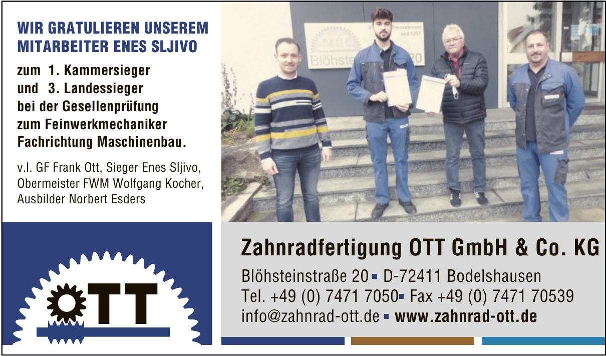 Zahnradfertigung OTT GmbH & Co. KG