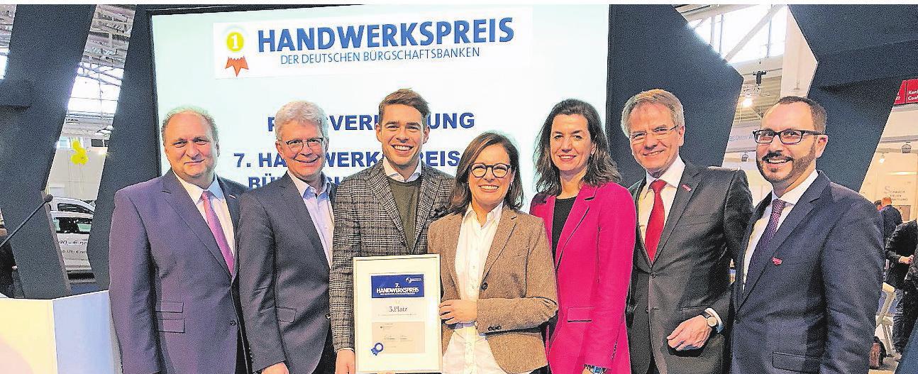 Der dritte Platz beim Handwerkspreis ging nach Düsseldorf. Foto: Bürgschaftsbank Der dritte Platz beim Handwerkspreis ging nach Düsseldorf. Foto: Bürgschaftsbank