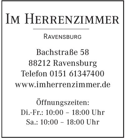 Im Herrenzimmer Im Herrenzimmer