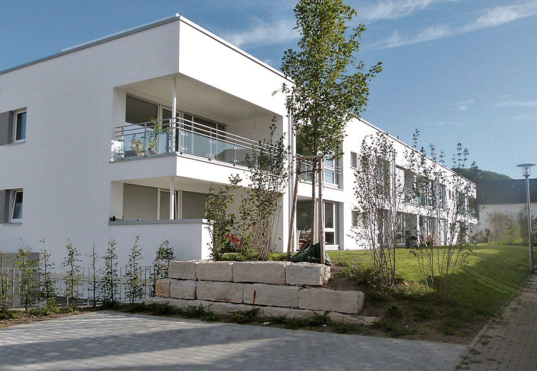 In der Willy-Brandt-Straße in Rottenburg am Neckar realisierte die Kreisbaugesellschaft Tübingen mehrere Gebäude mit moderner Architektur und hoher Wohnqualität.