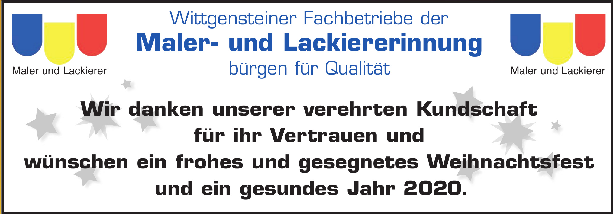 Wittgensteiner Fachbetriebe der Maler- und Lackiererinnung Wittgensteiner Fachbetriebe der Maler- und Lackiererinnung
