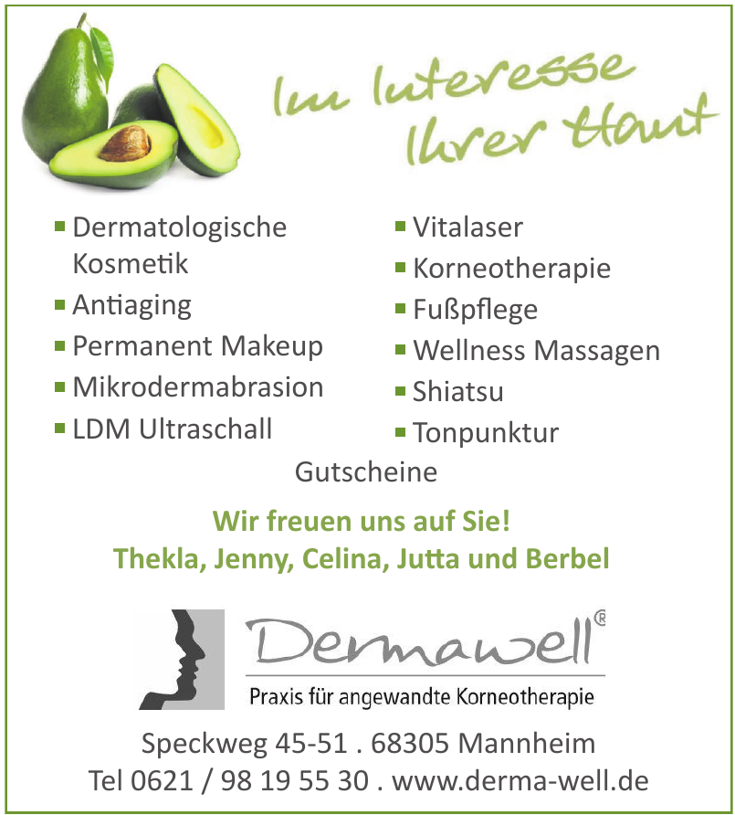 Dermawell Praxis für angewandte Korneotherapie Dermawell Praxis für angewandte Korneotherapie