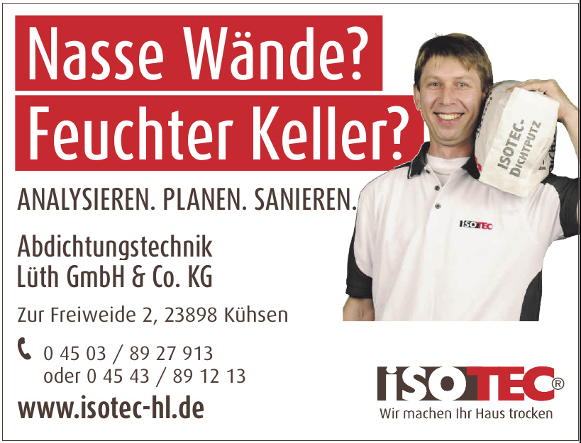 Abdichtungstechnik Lüth GmbH & Co. KG Abdichtungstechnik Lüth GmbH & Co. KG