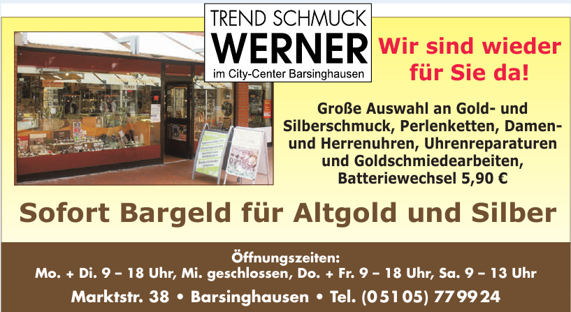 Trend Schmuck Werner Trend Schmuck Werner
