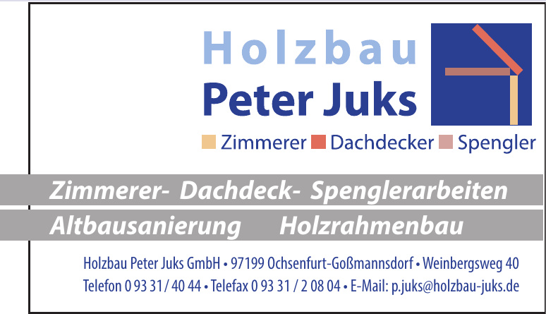 Holzbau Peter Juks GmbH Holzbau Peter Juks GmbH
