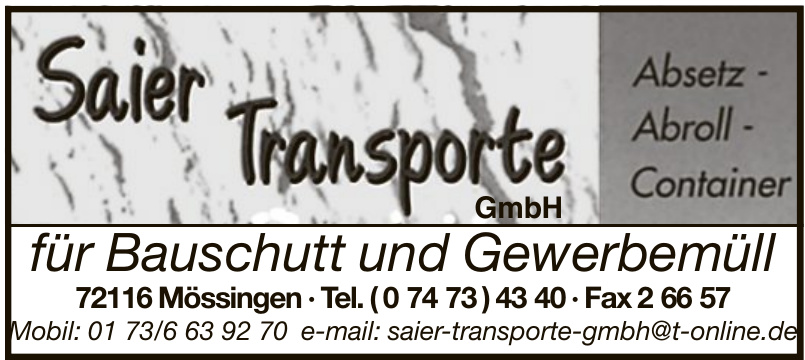 Saier Transporte GmbH