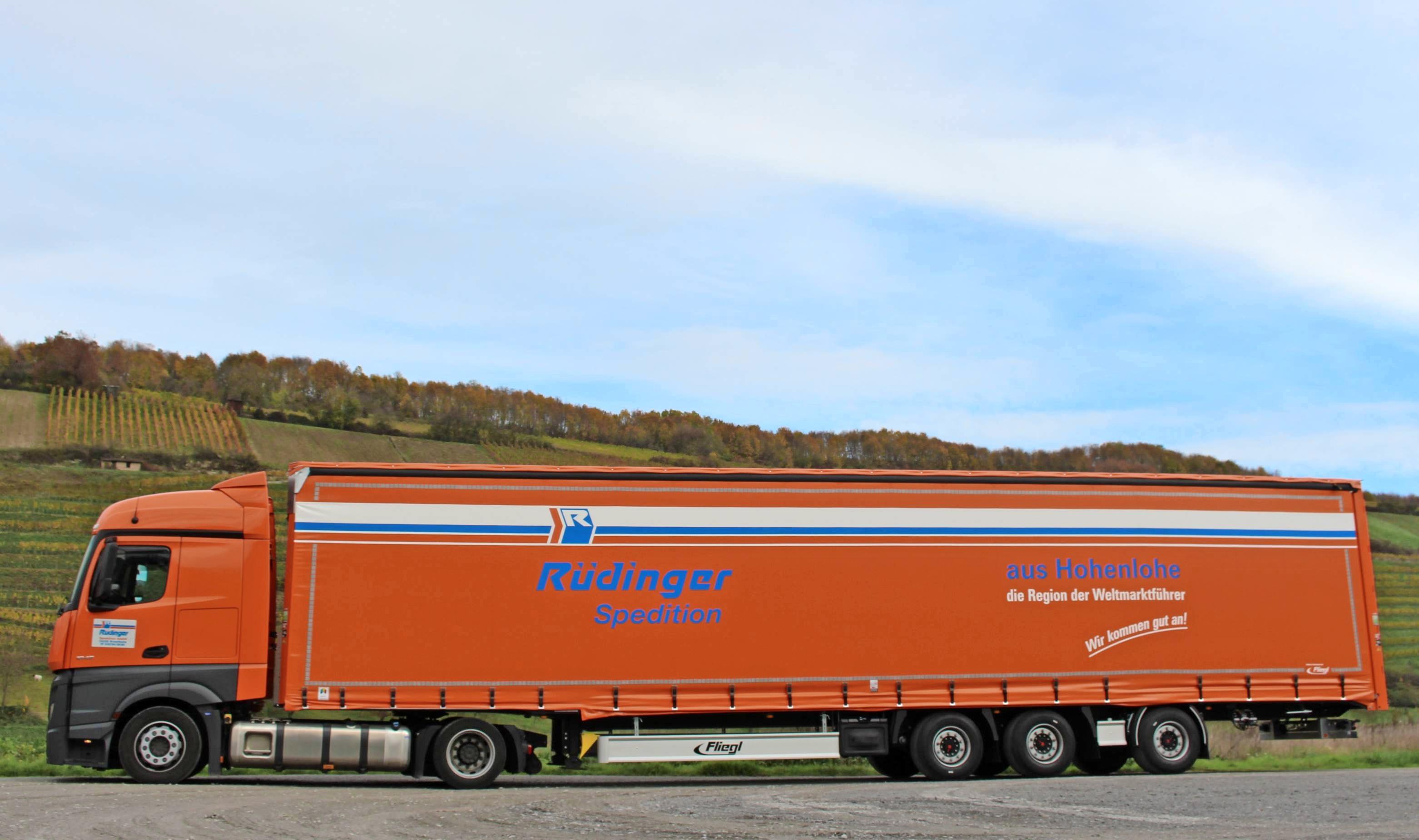 Rudinger Spedition In Krautheim Lang Lkw Positiv Netz