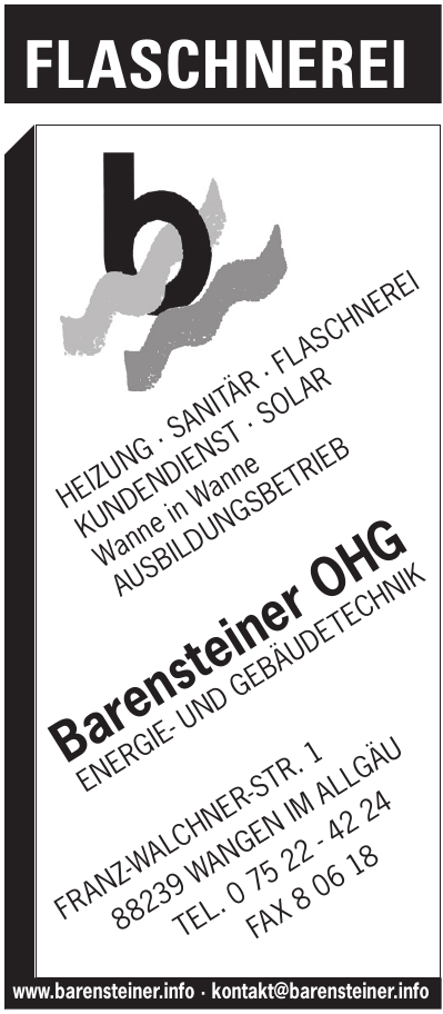 Barensteiner Energie- und Gebäudetechnik Barensteiner Energie- und Gebäudetechnik