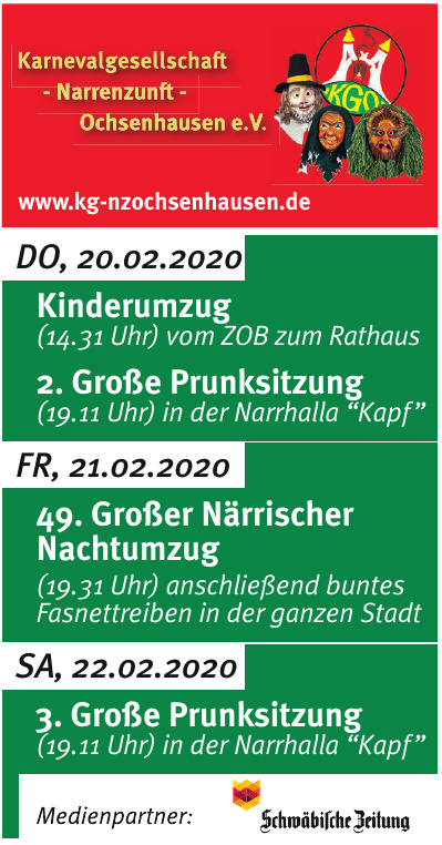 Narrenzunft-Ochsenhausen e.V. Narrenzunft-Ochsenhausen e.V.