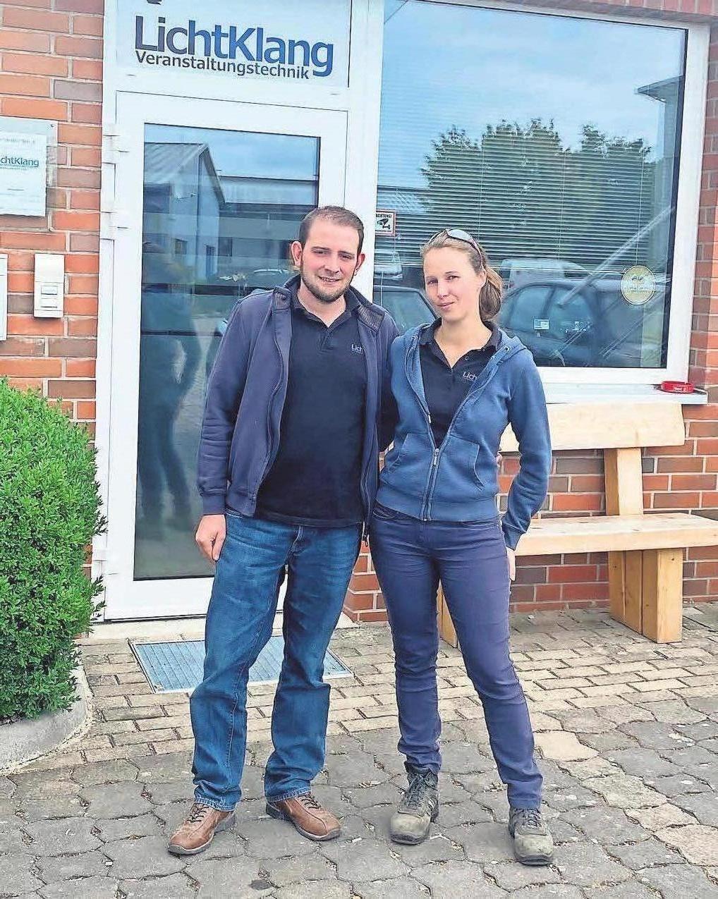 Um die Vertonung des HGS-Treffens kümmerten sich Colin Alders und Sabrina Roth von der Firma Lichtklang. Um die Vertonung des HGS-Treffens kümmerten sich Colin Alders und Sabrina Roth von der Firma Lichtklang.