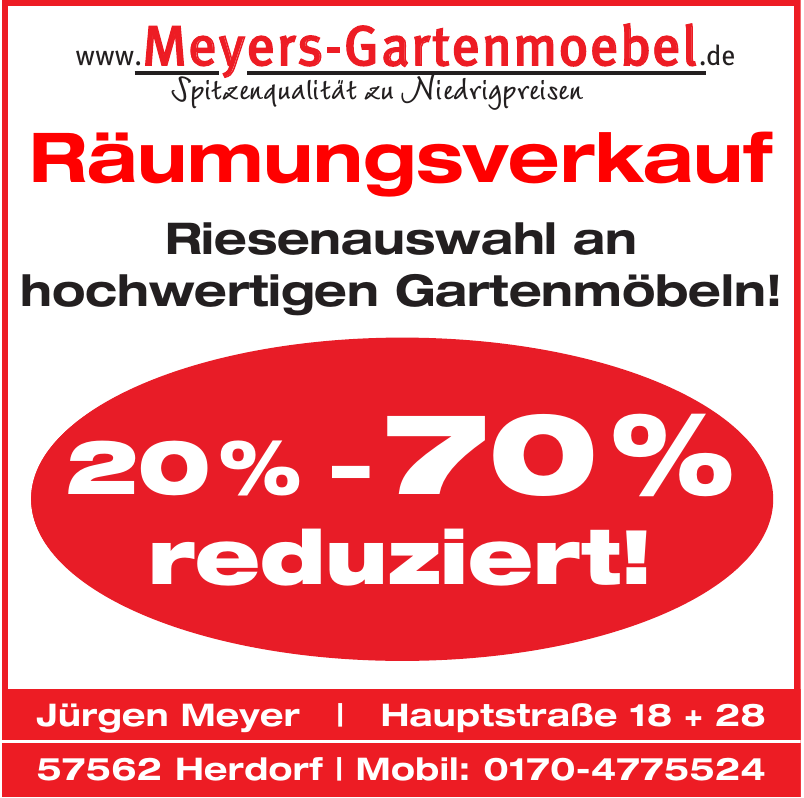 Meyers Gartenmöbel Meyers Gartenmöbel