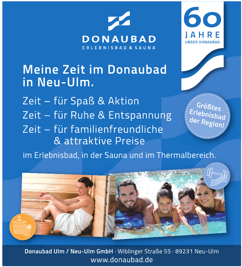 Donaubad Ulm / Neu-Ulm GmbH Donaubad Ulm / Neu-Ulm GmbH