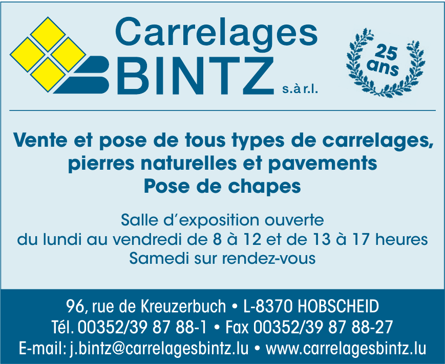 Carrelages Bintz s.à r.l.